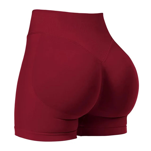 Seamless Gym Shorts - High Stretch Yoga & Running