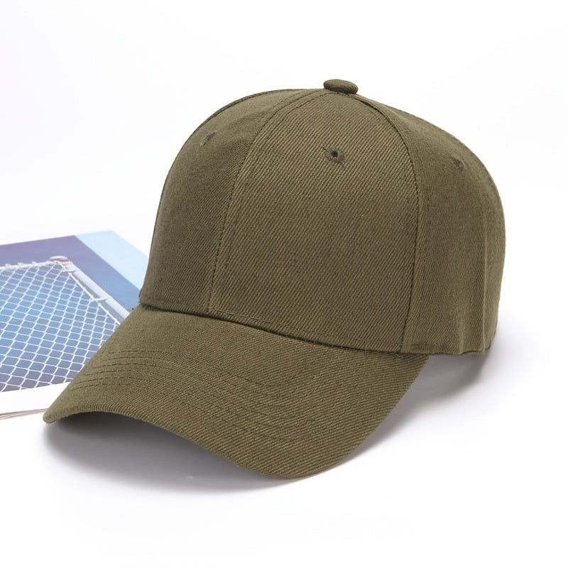 1pc Men's Solid Color Baseball Cap