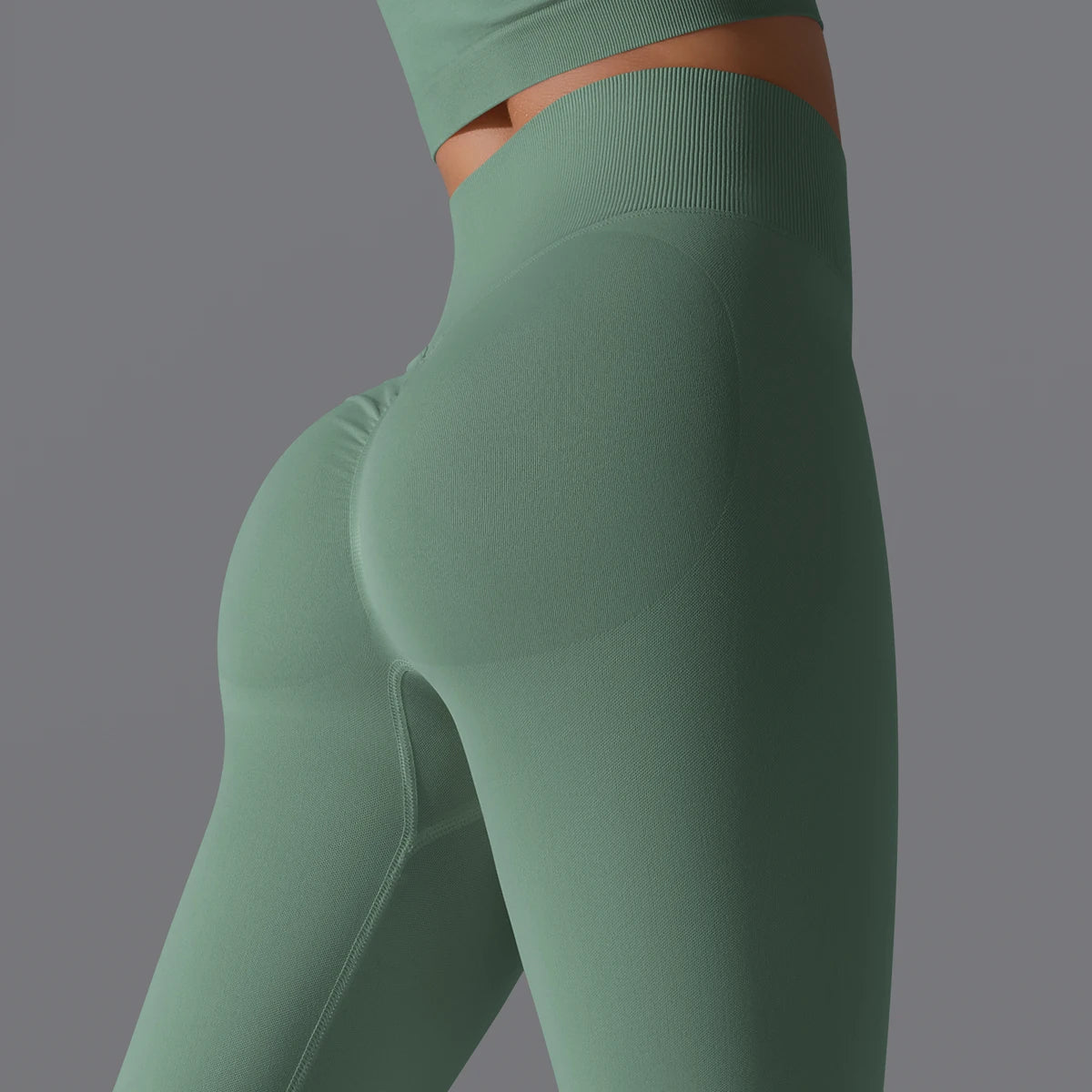 Women's Seamless Scrunch Leggings | High-Waist 4-Way Stretch Yoga Pants