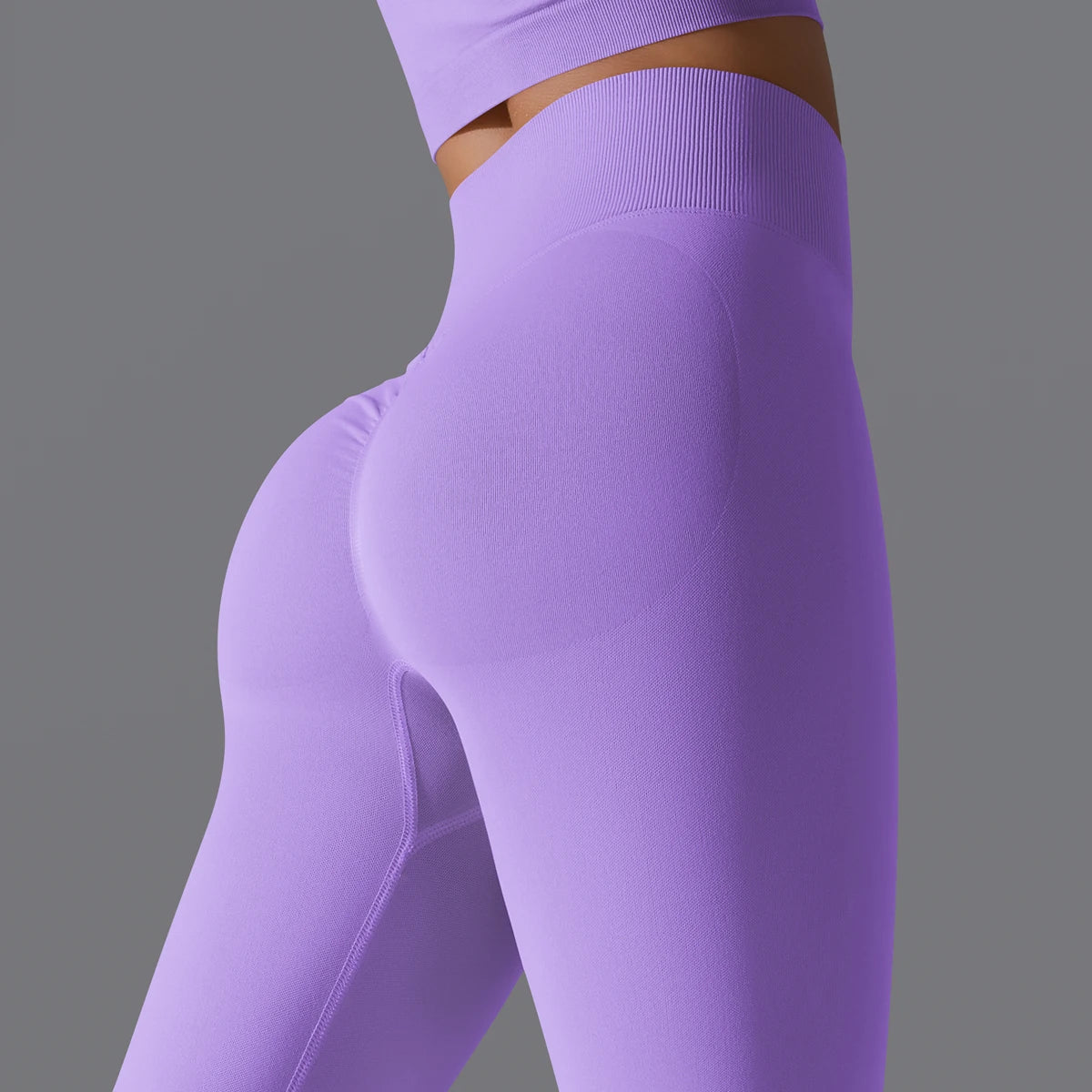 Women's Seamless Scrunch Leggings | High-Waist 4-Way Stretch Yoga Pants