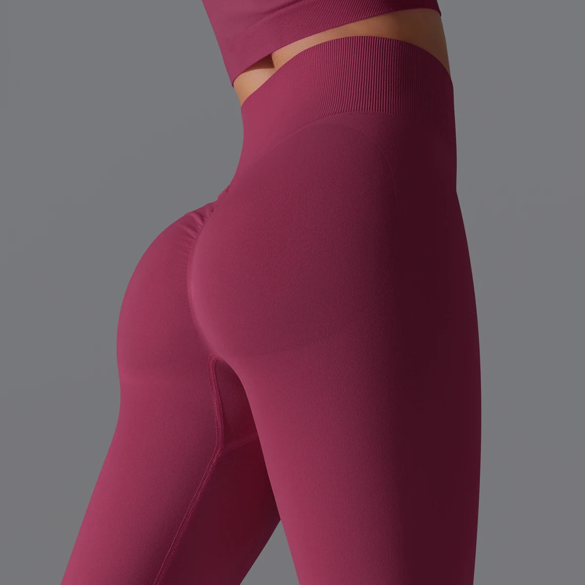 Women's Seamless Scrunch Leggings | High-Waist 4-Way Stretch Yoga Pants