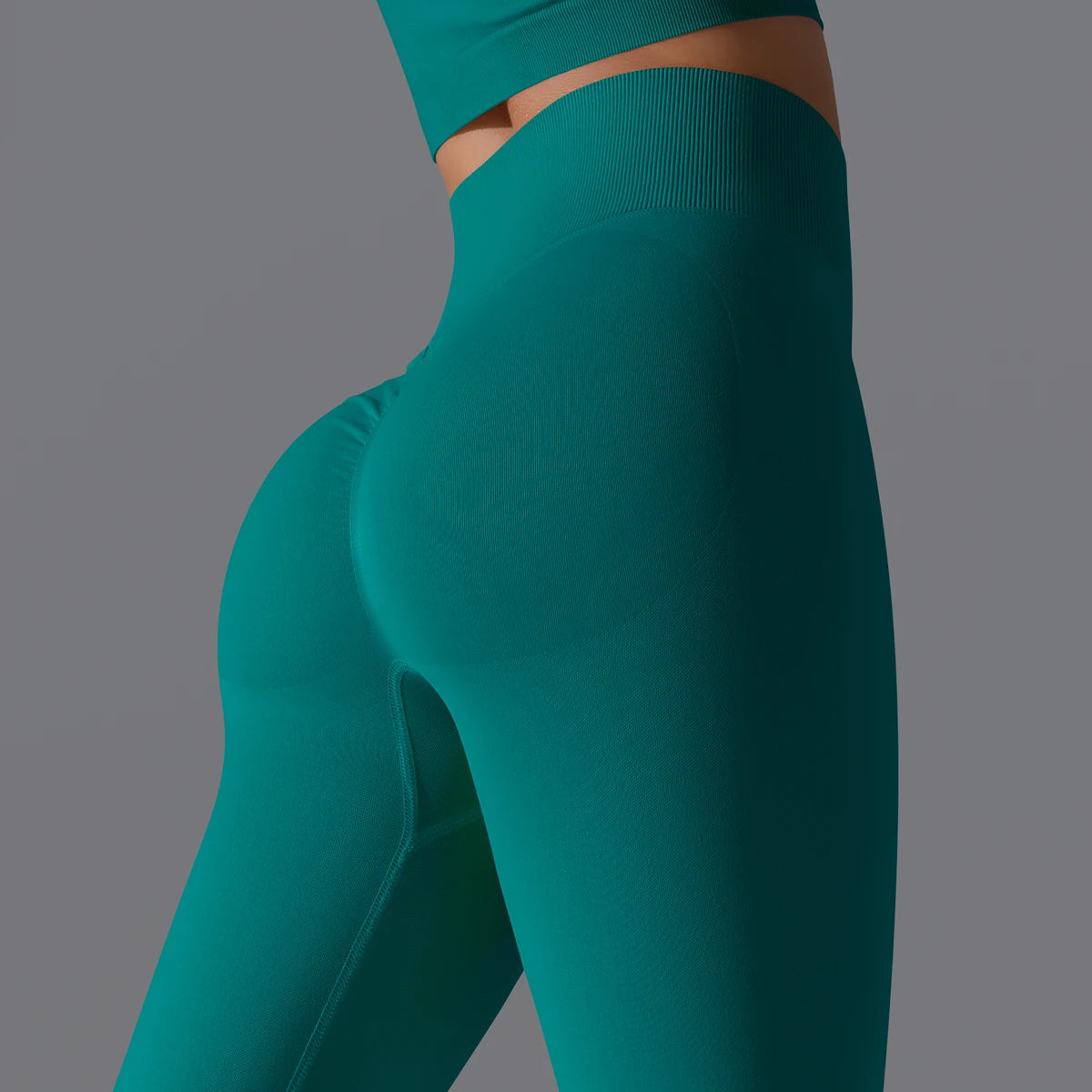 Women's Seamless Scrunch Leggings | High-Waist 4-Way Stretch Yoga Pants