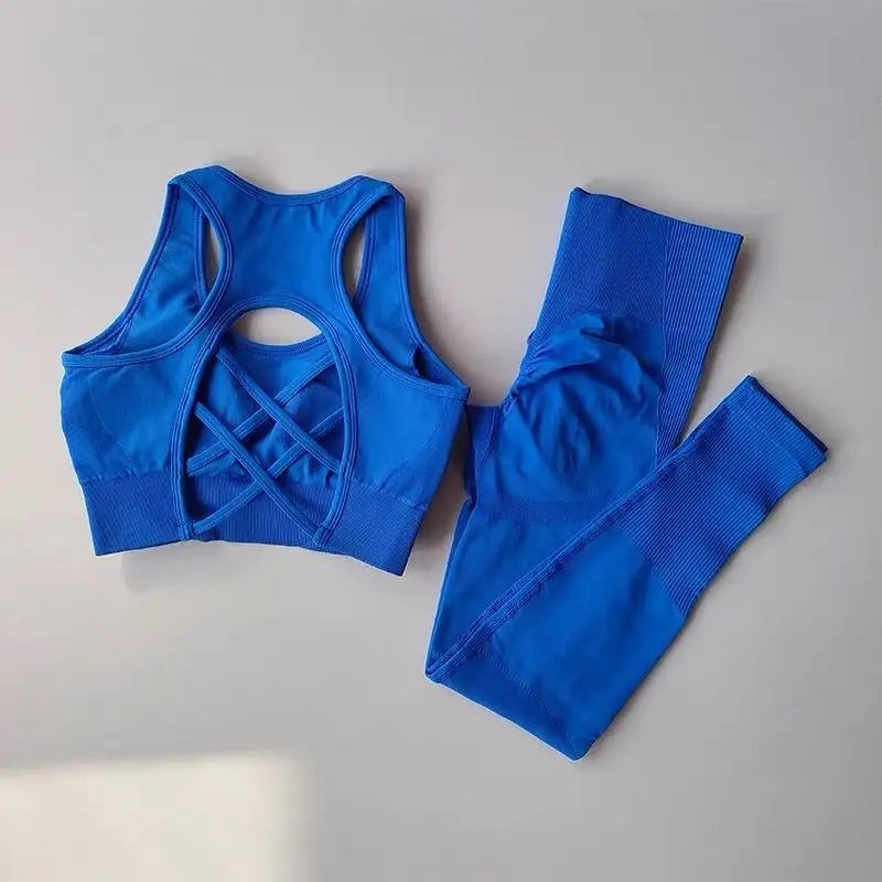 2-Piece Seamless Activewear Set | Sports Bra & Leggings Yoga Suit