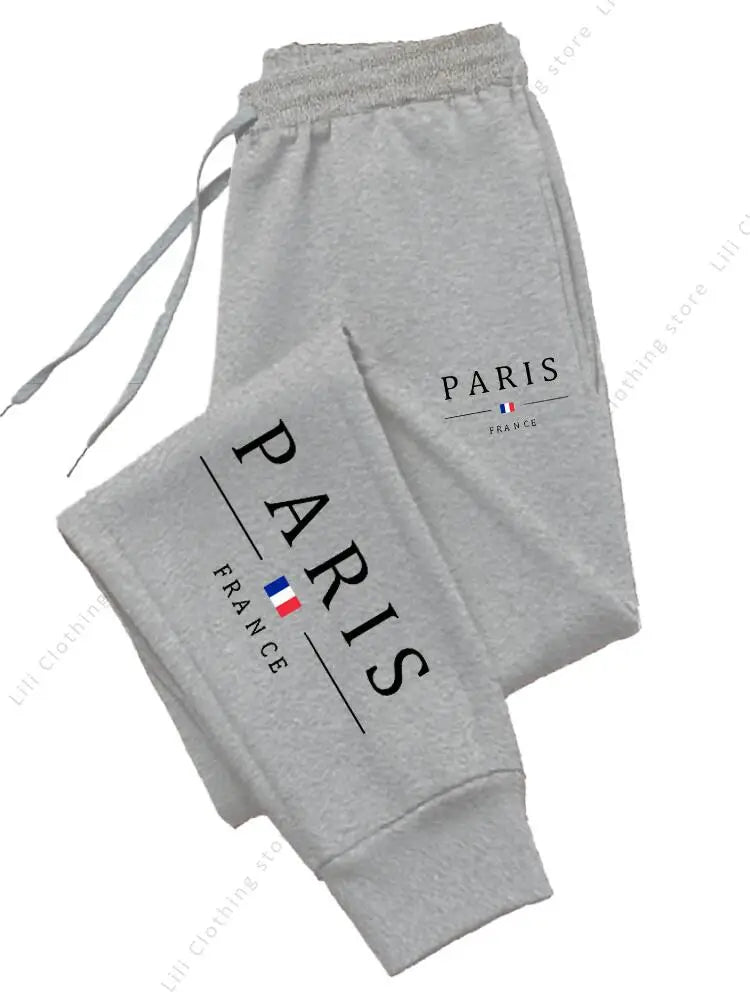 PARIS Jogger Pants - Fleece Sweatpants for Women