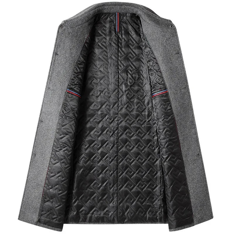 Men's Wool Coat - Business Casual Winter Jacket