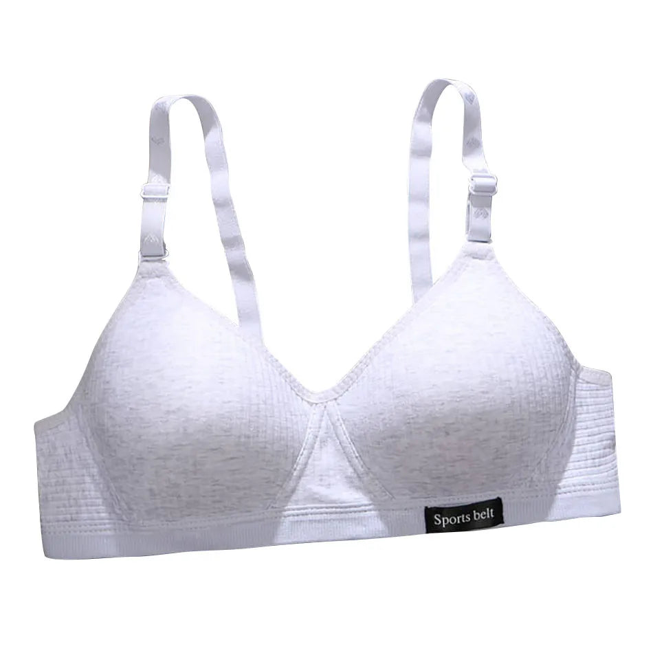 Girls' Seamless Wireless Training Bra - Soft Sports Bra for Teens