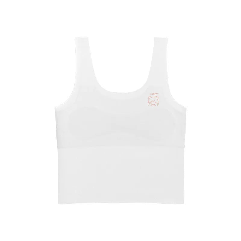 Girls' Training Bra Multi-Pack Set - Seamless Vest Style for School
