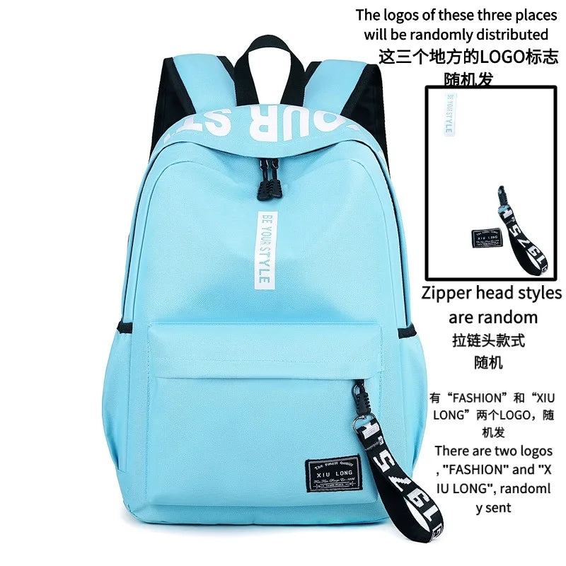 Fashion Trend Backpack – Unisex Large Capacity Student Bag