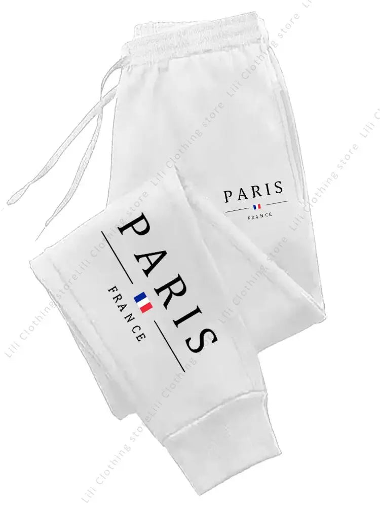 PARIS Jogger Pants - Fleece Sweatpants for Women