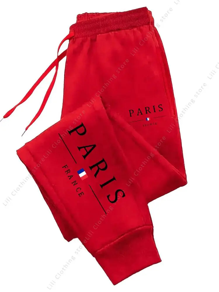 PARIS Jogger Pants - Fleece Sweatpants for Women