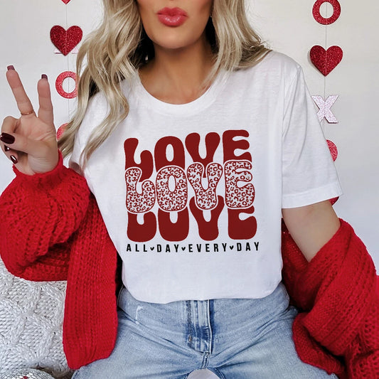 Love All Day Graphic Tee - Premium Streetwear