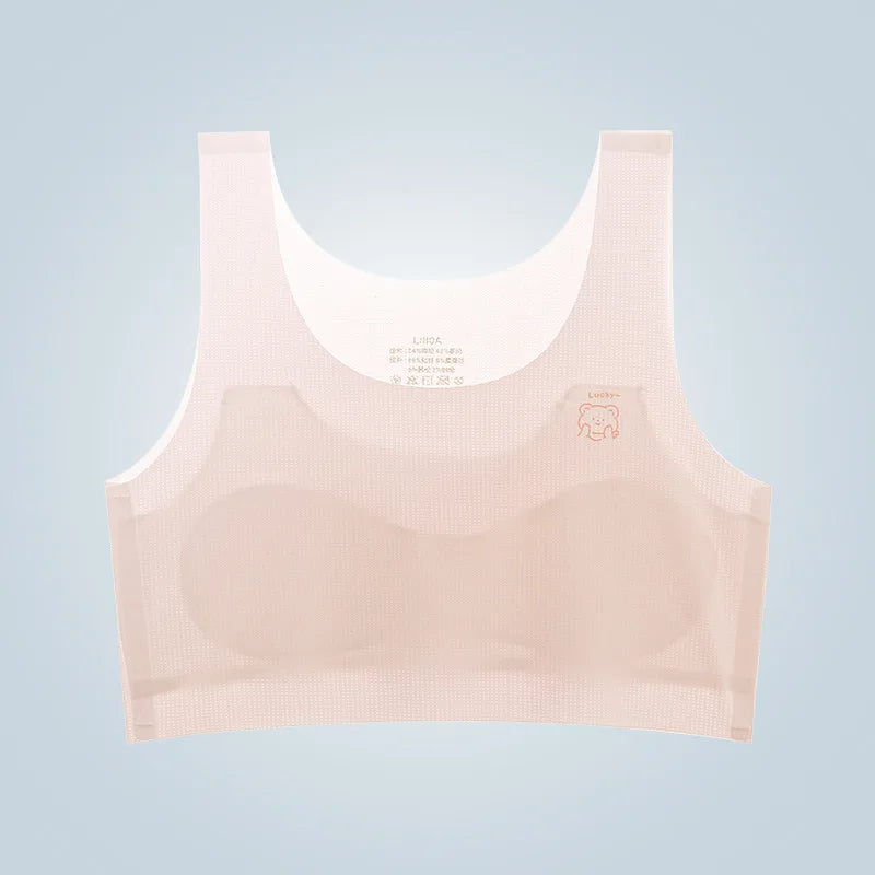 Girls' Training Bra Multi-Pack Set - Seamless Vest Style for School