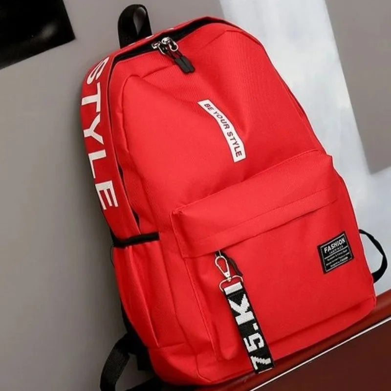 Fashion Trend Backpack – Unisex Large Capacity Student Bag