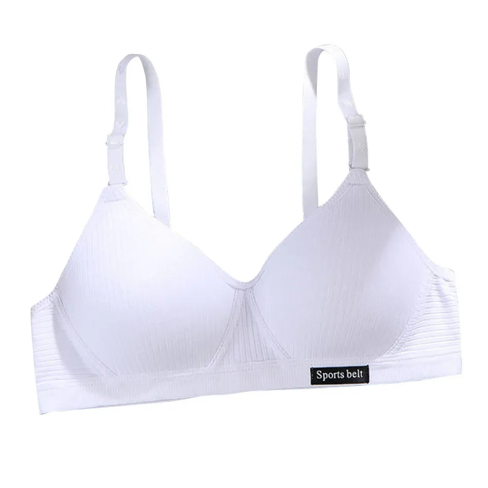 Girls' Seamless Wireless Training Bra - Soft Sports Bra for Teens