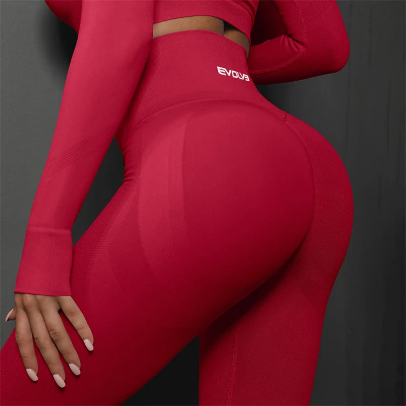 EVOLVE Scrunch Seamless Leggings | High-Waist Booty-Lifting Yoga Pants