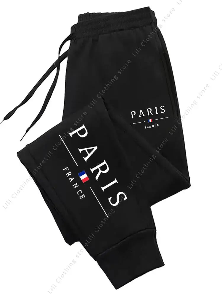 PARIS Jogger Pants - Fleece Sweatpants for Women
