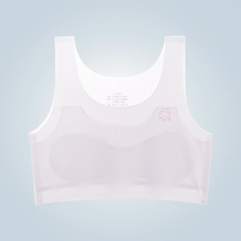 Girls' Training Bra Multi-Pack Set - Seamless Vest Style for School