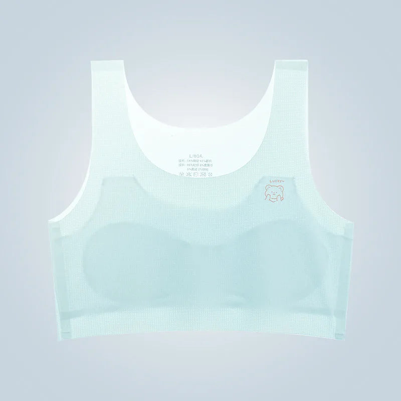 Girls' Training Bra Multi-Pack Set - Seamless Vest Style for School