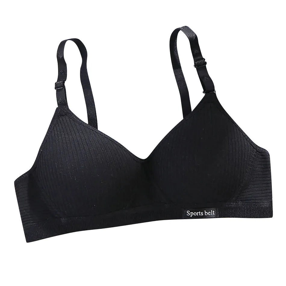 Girls' Seamless Wireless Training Bra - Soft Sports Bra for Teens