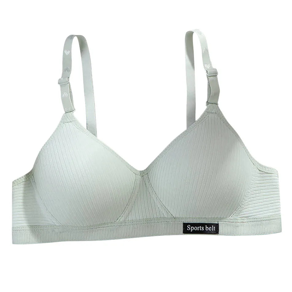 Girls' Seamless Wireless Training Bra - Soft Sports Bra for Teens