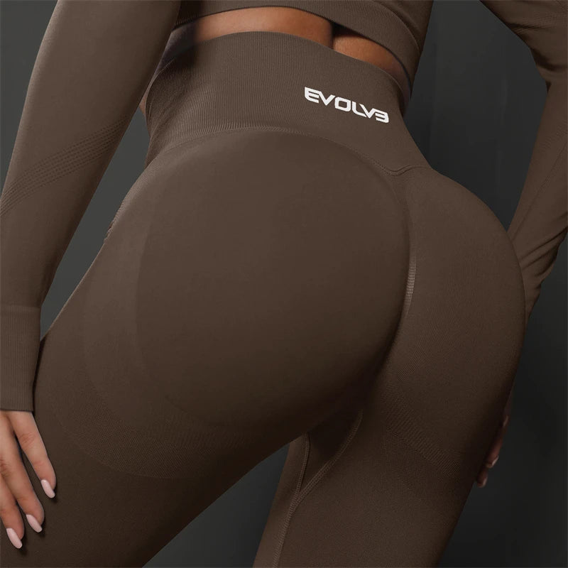 EVOLVE Scrunch Seamless Leggings | High-Waist Booty-Lifting Yoga Pants