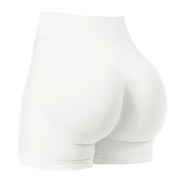 Seamless Gym Shorts - High Stretch Yoga & Running