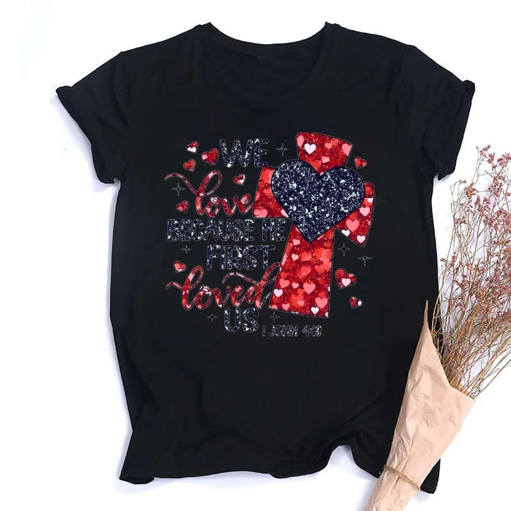 Happy Hearts Graphic Tee - Party Streetwear