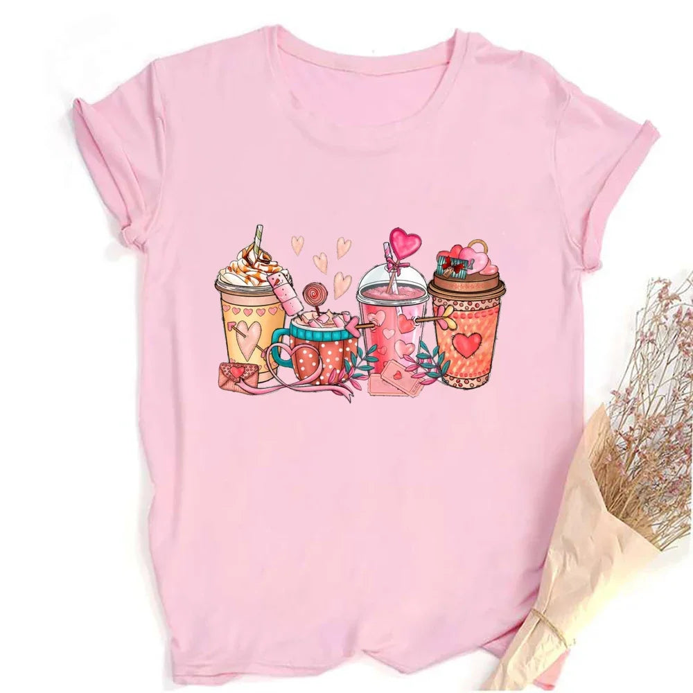 Happy Hearts Graphic Tee - Party Streetwear