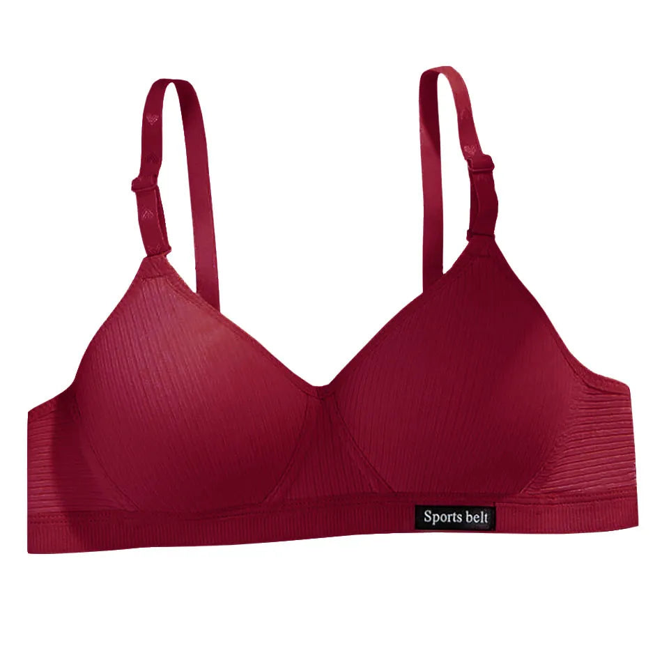 Girls' Seamless Wireless Training Bra - Soft Sports Bra for Teens