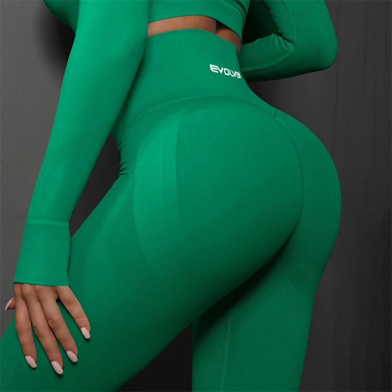 EVOLVE Scrunch Seamless Leggings | High-Waist Booty-Lifting Yoga Pants