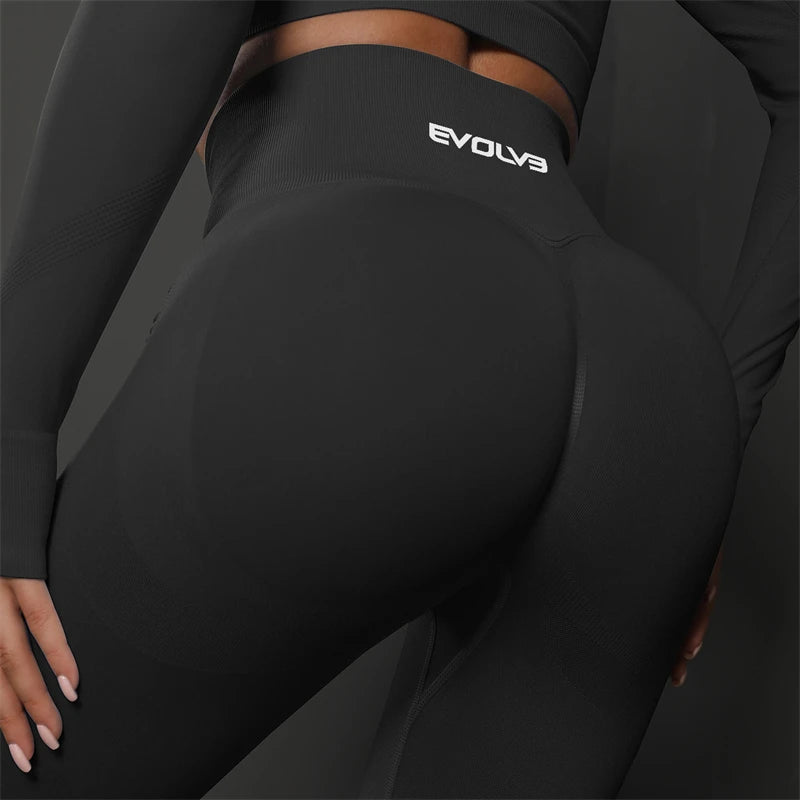 EVOLVE Scrunch Seamless Leggings | High-Waist Booty-Lifting Yoga Pants