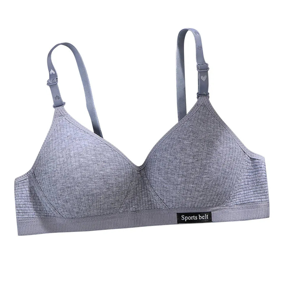 Girls' Seamless Wireless Training Bra - Soft Sports Bra for Teens