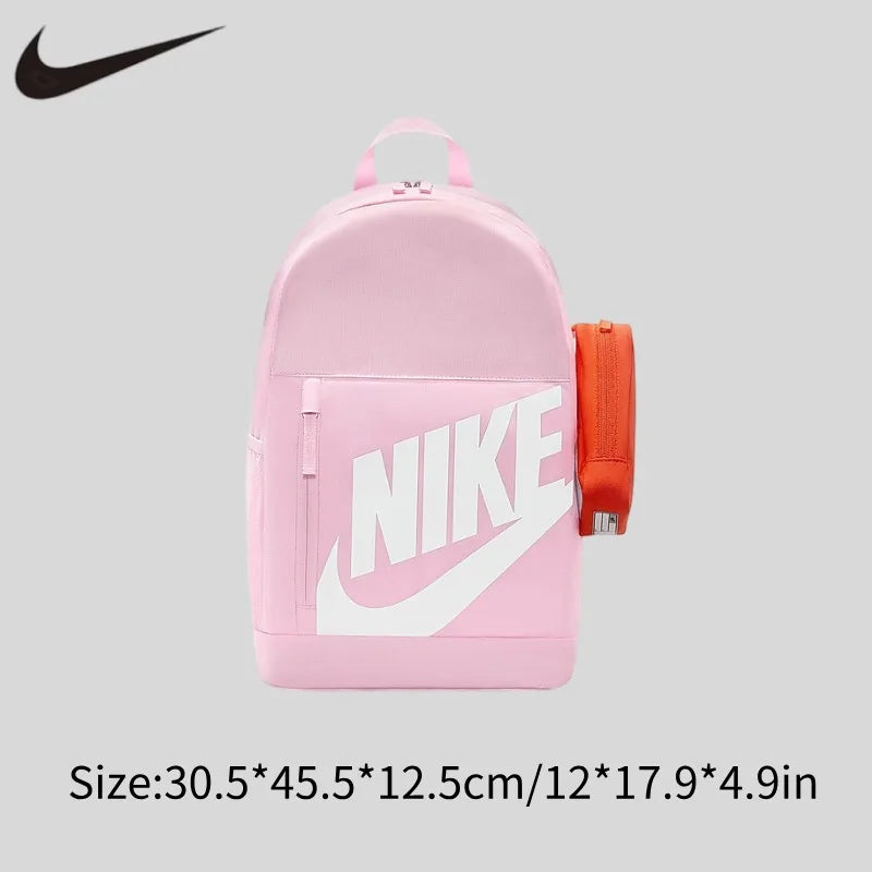 Nike Logo Backpack – Unisex Student Schoolbag with Pencil Case