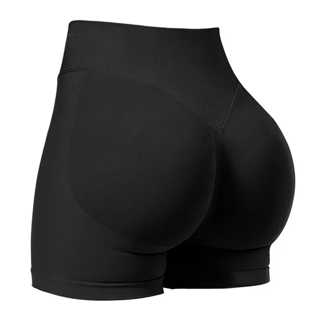 Seamless Gym Shorts - High Stretch Yoga & Running