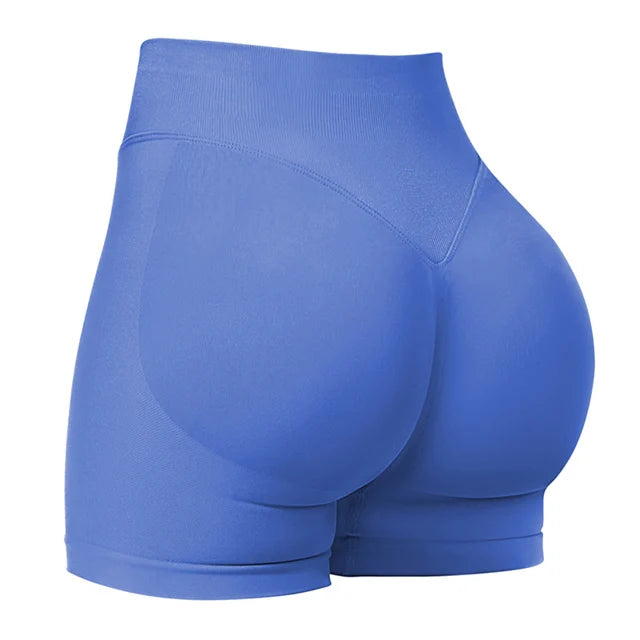 Seamless Gym Shorts - High Stretch Yoga & Running