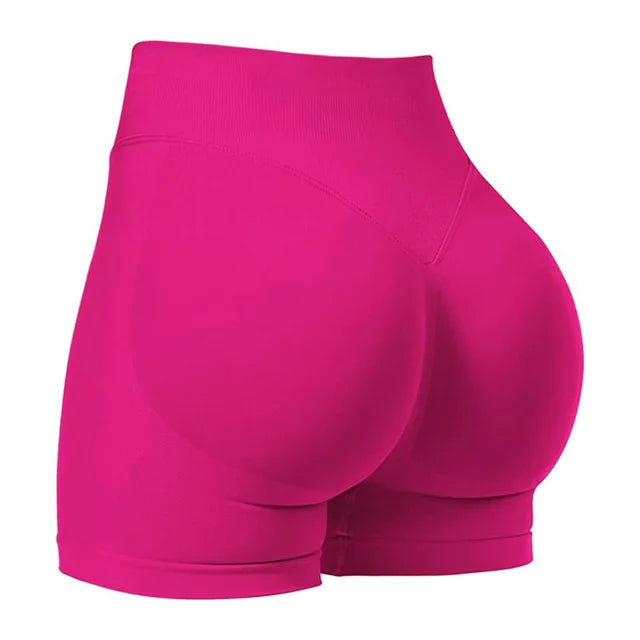 Seamless Gym Shorts - High Stretch Yoga & Running