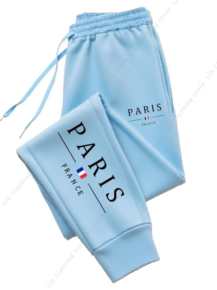 PARIS Jogger Pants - Fleece Sweatpants for Women
