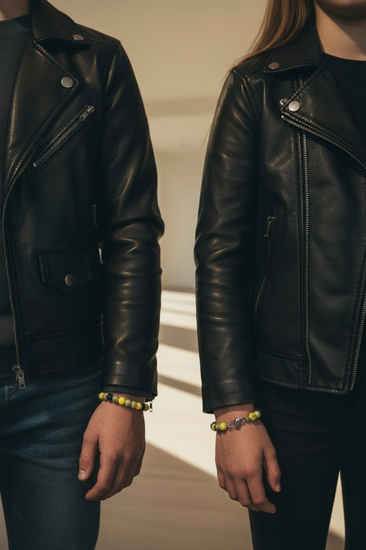 Yellow and Black Bead