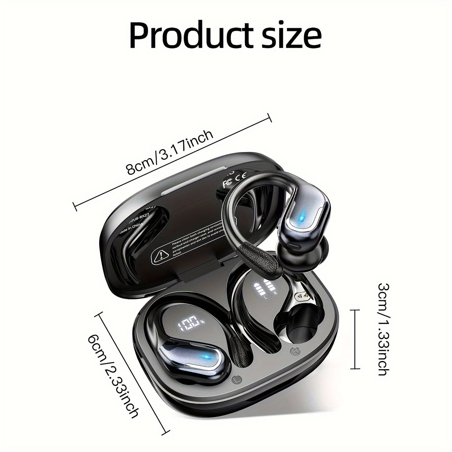 Wireless Sports Earbuds - ENC Noise Cancelling